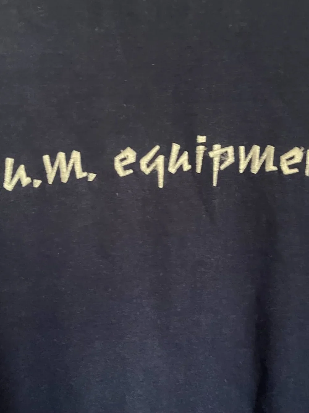 Vintage BUM Equipment Men's XL T-Shirt Navy 90s A2